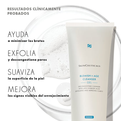 Skinceuticals Blemish + Age Cleanser gel - 240ml.